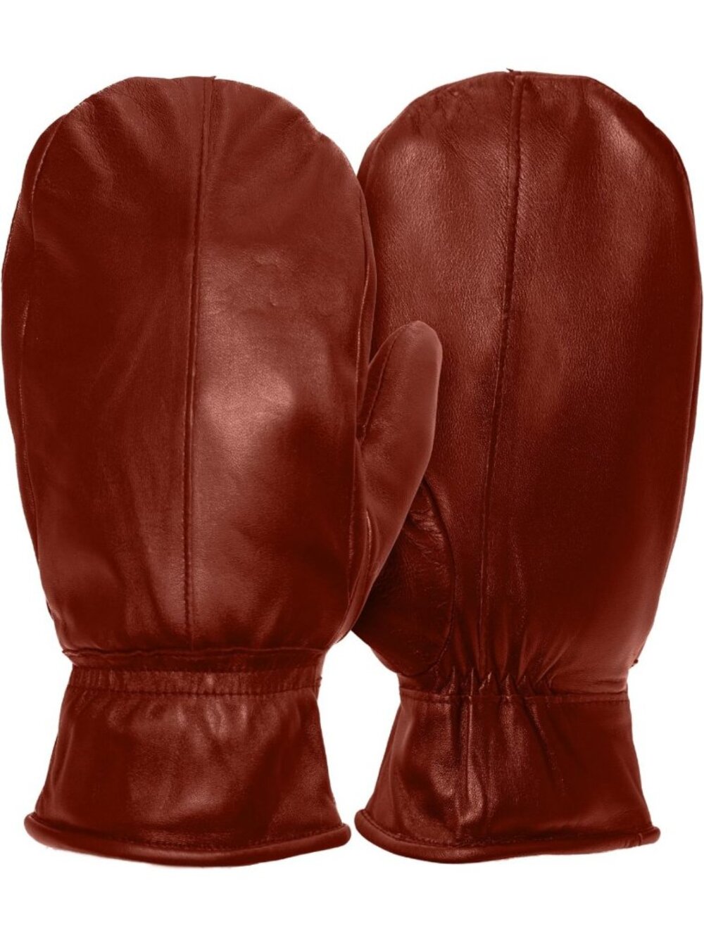 Cozy Lambskin Leather Mittens with Rabbit Fur Lining - Winter Warmth & Style